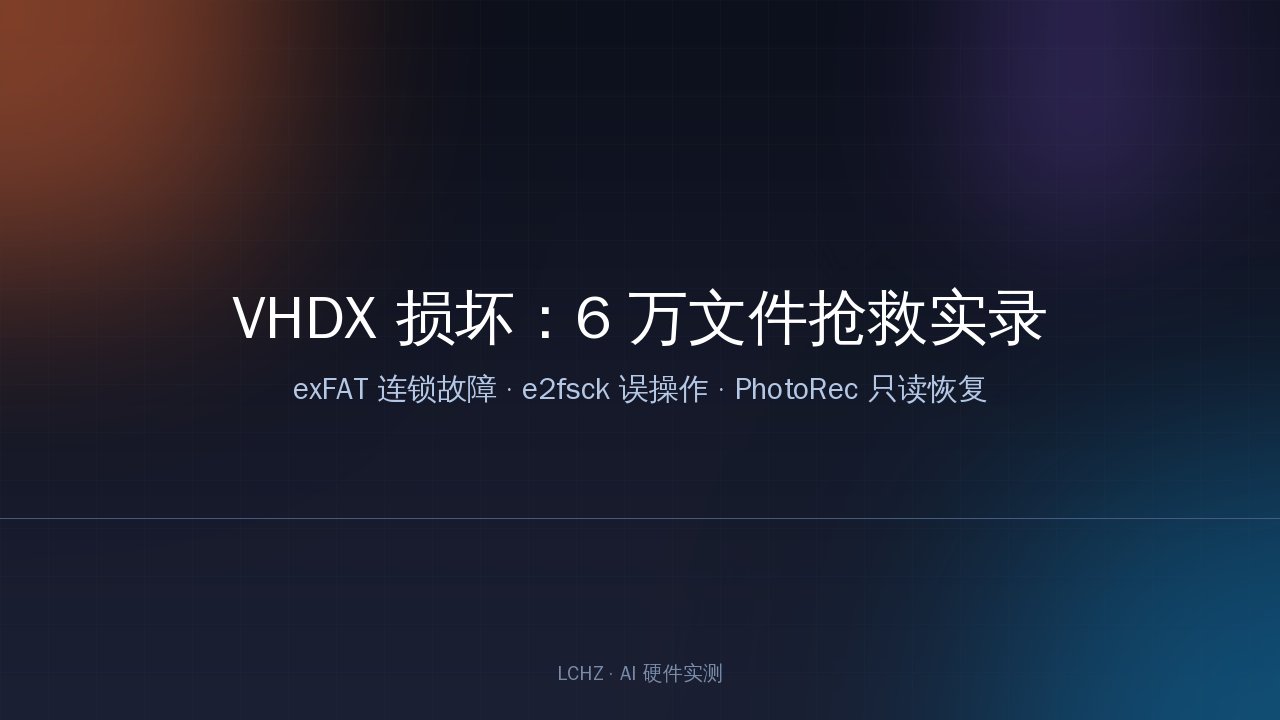 VHDX 数据恢复流程示意图