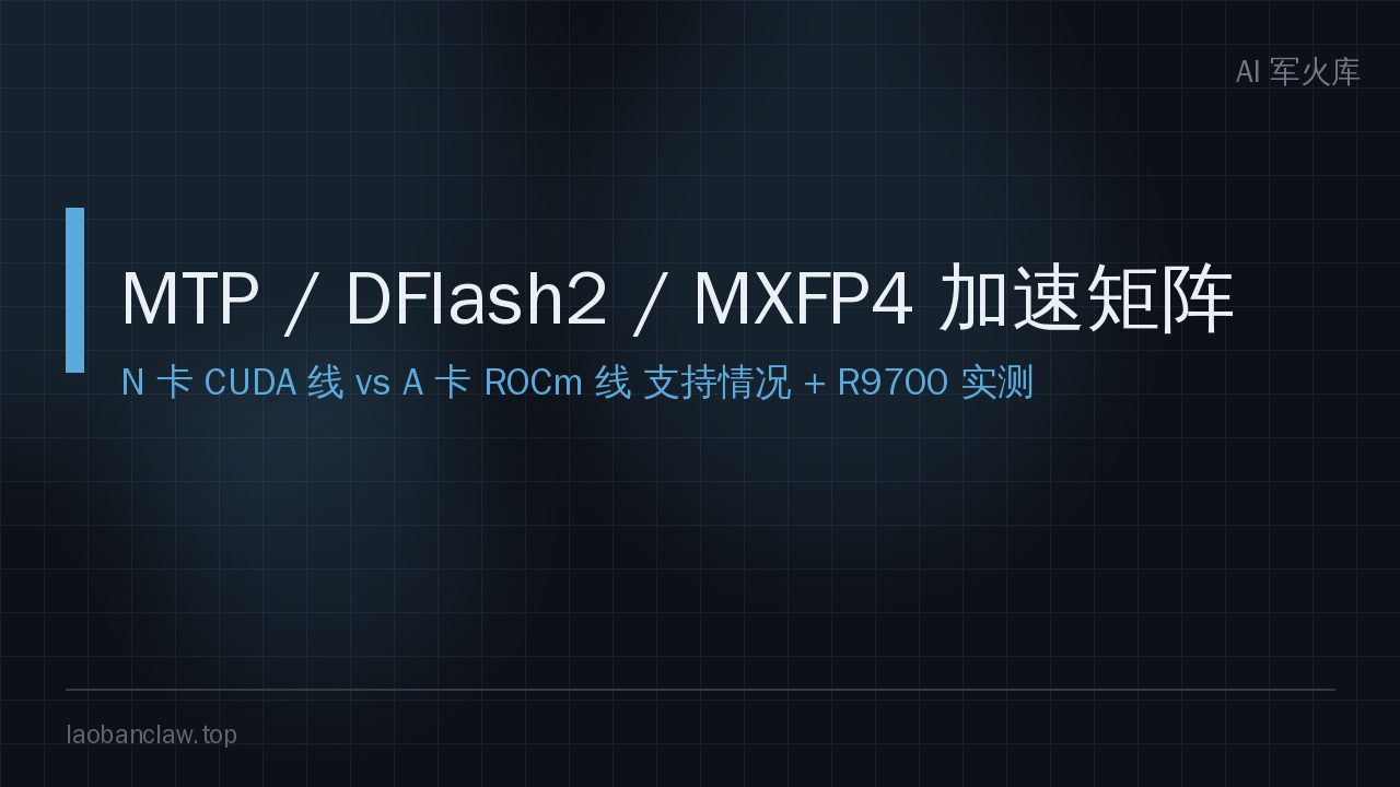 N卡 vs A卡 推理加速支持矩阵